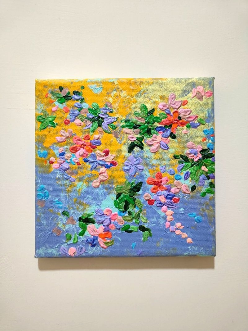 【夏花语】无框画/挂画/压克力画/风景/原画/摆饰/圣诞礼物 - 摆饰 - 棉．麻 