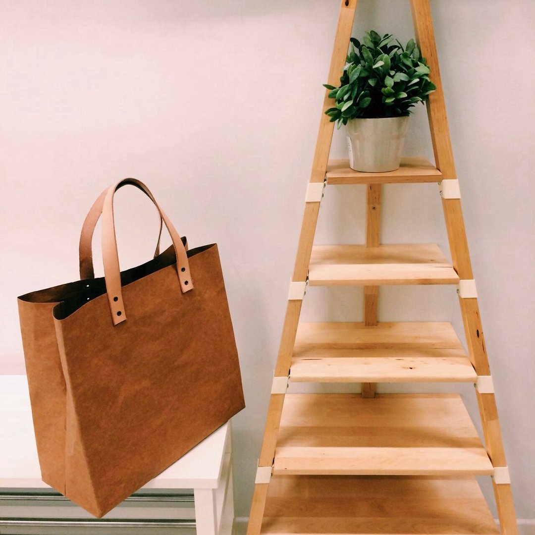 手提袋 Shopping Bag Grand 大包包 /肩背包 : 牛皮纸袋 /防水 /抗撕裂 /日常包款 - 手提包/手提袋 - 纸 咖啡色