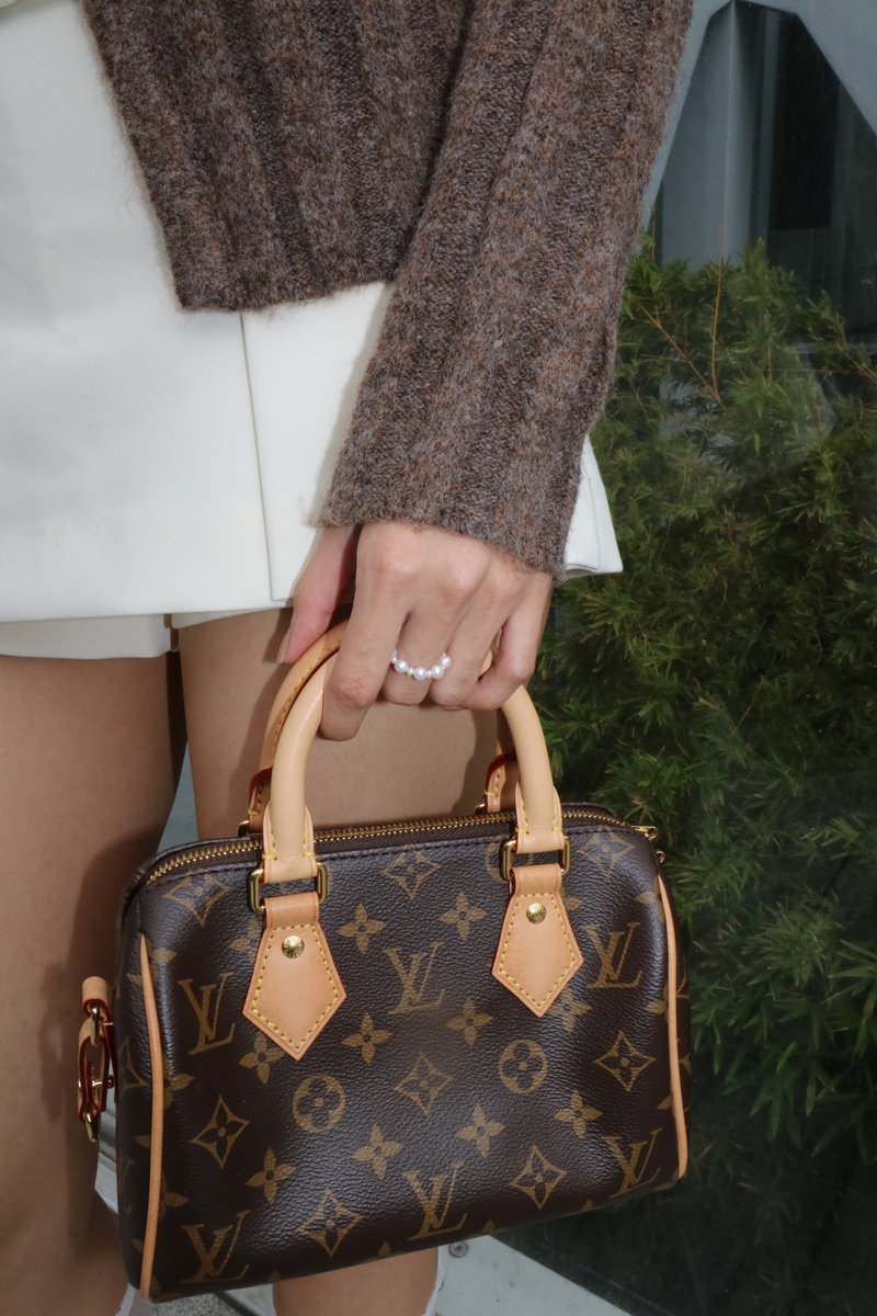 Echo 弹性交错淡水珍珠戒指・圣诞礼盒・定制化礼物 - 戒指 - 珍珠 