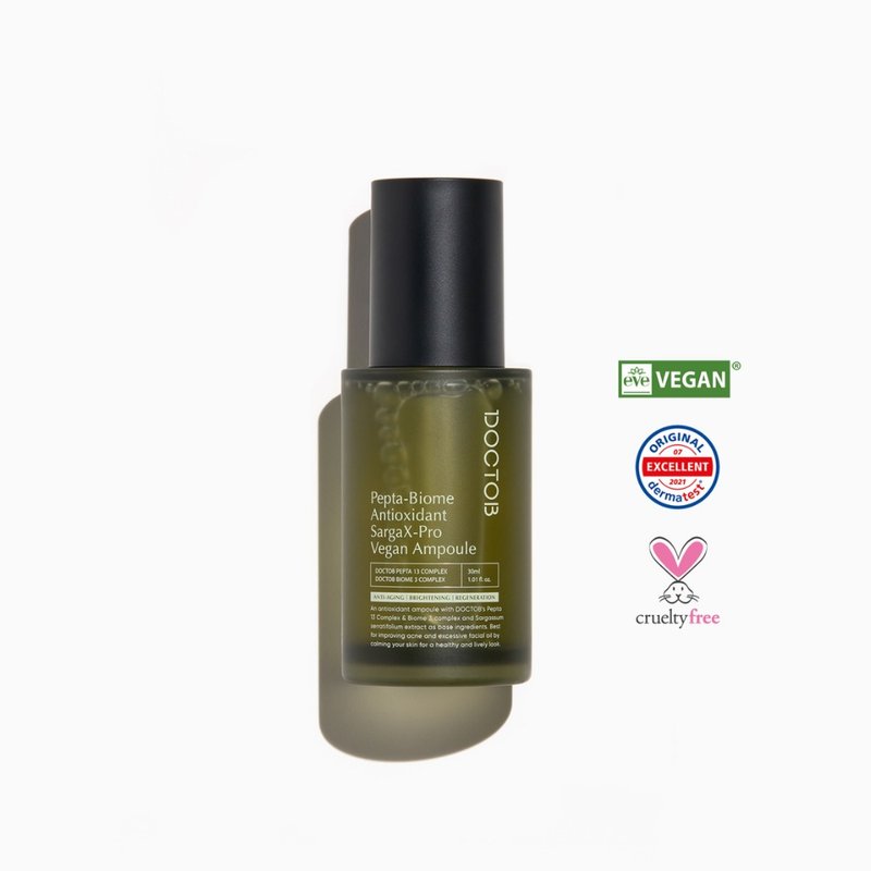 Pepta-Biome Sarga X 高效修护活肤安瓶 - DOCTOB韩国纯素保养品 - 精华液/安瓶 - 其他材质 