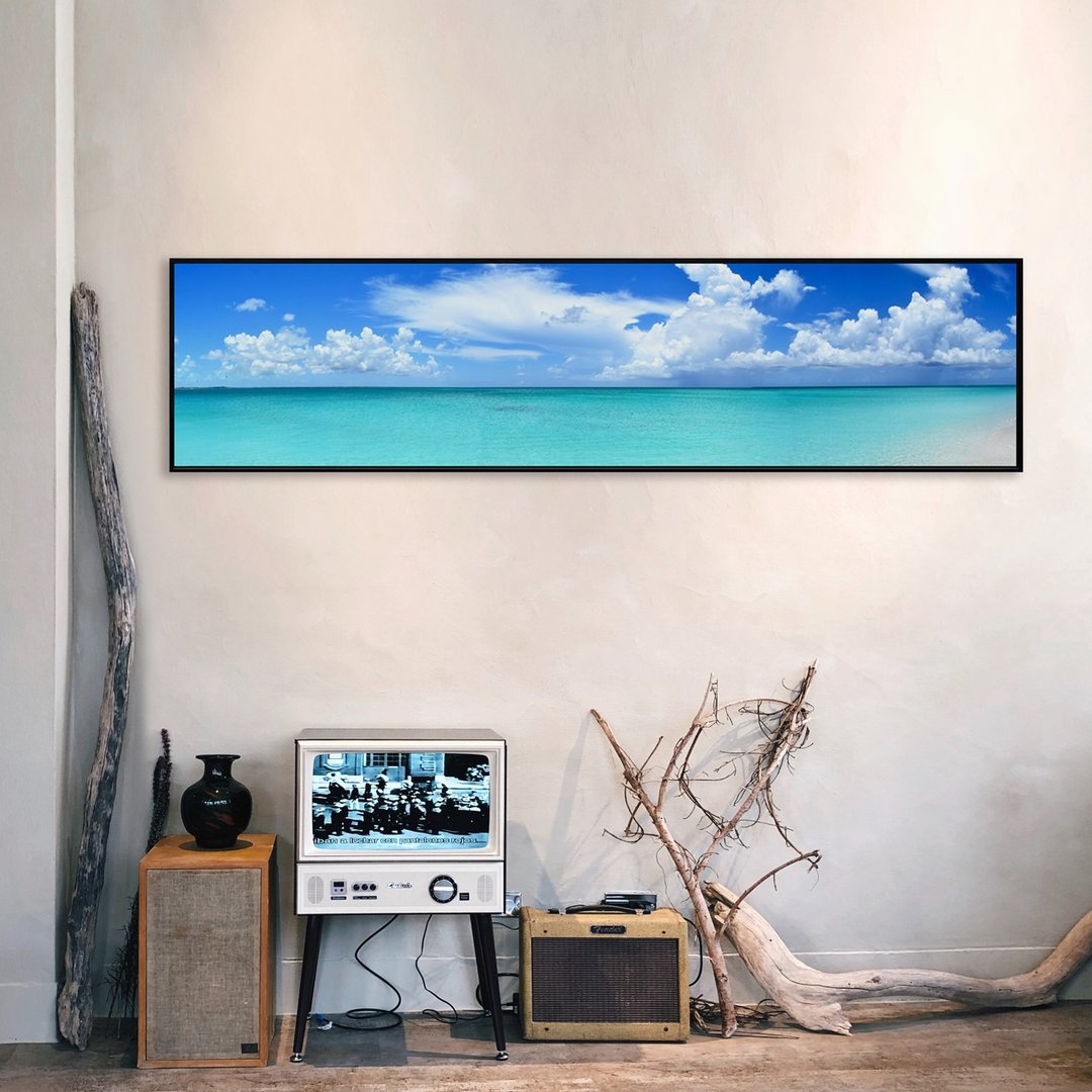 海蓝的格雷斯湾-海边度假风景摄影挂画/卧室床头装饰挂画/入厝礼 - 海报/装饰画/版画 - 其他材质 蓝色