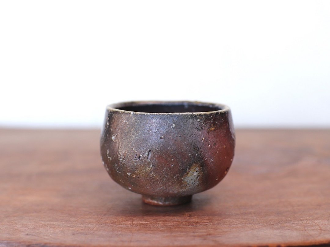 备前烧酒杯 gi-039 - 酒杯/酒器 - 陶 咖啡色