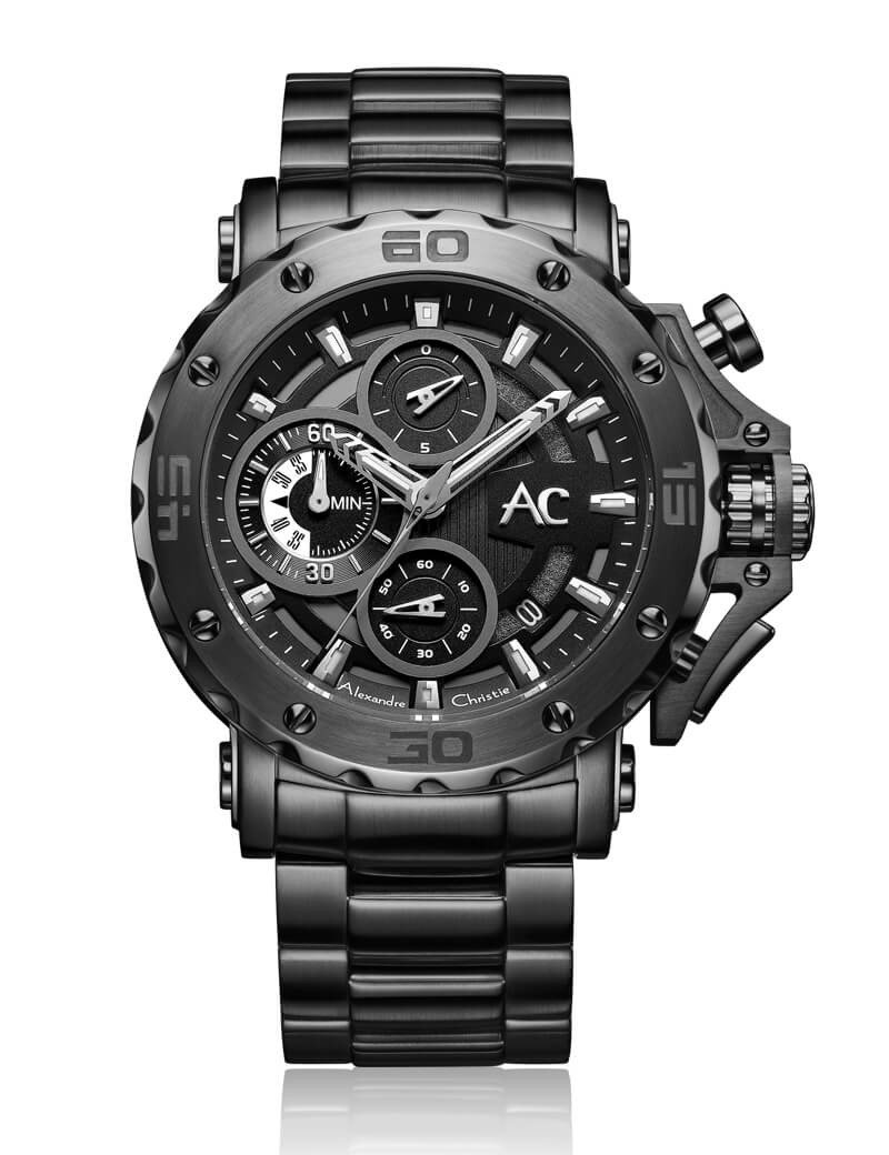 【AC手表】人气畅销9205MCBEPBA-钢铁黑 - 男表/中性表 - 不锈钢 
