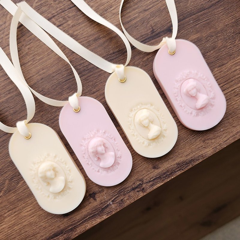 【定制化礼物】艺术画像香氛蜡片 | 婚礼小物 伴娘礼 企业赠品 - 蜡烛/烛台 - 蜡 粉红色