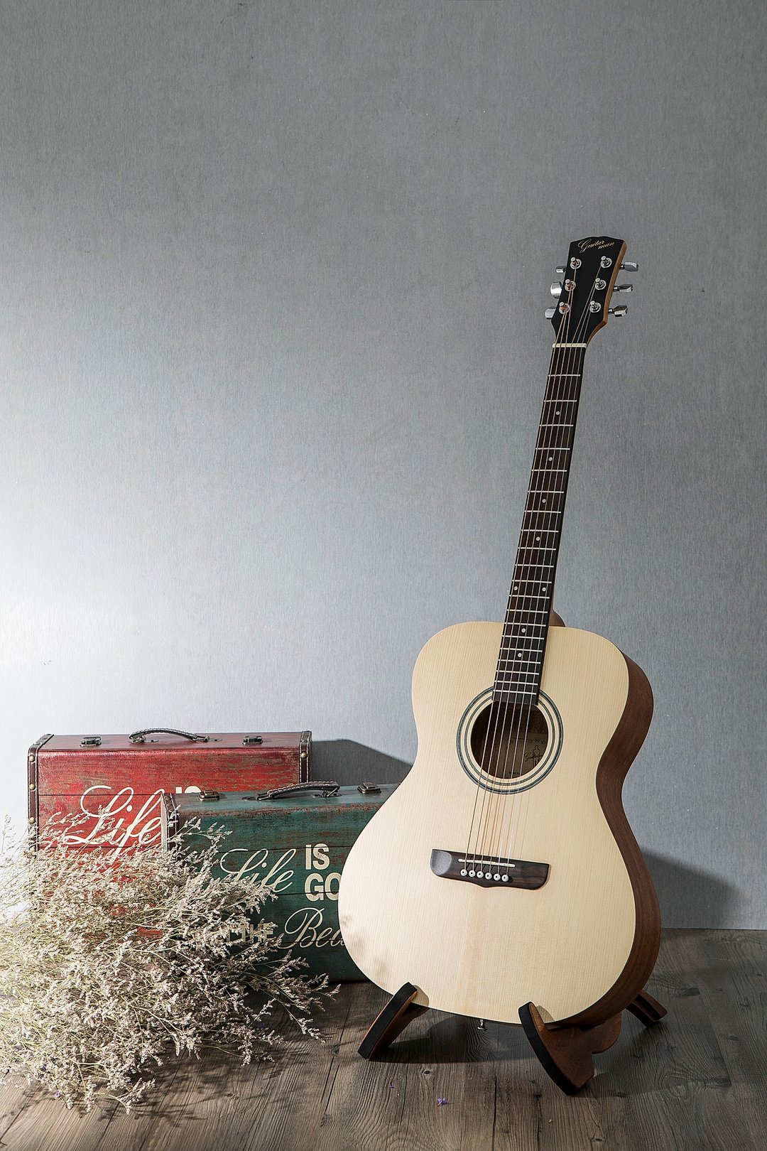 台湾原创 guitarman M-11AE 40寸 云杉合板 手工40寸OM桶身吉他 拾音器版 - 吉他/乐器 - 木头 