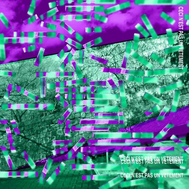 Ceci n'est pas un vetement - 法式时尚精品 - 纯丝印花头巾 - 手帕/方巾 - 丝．绢 绿色