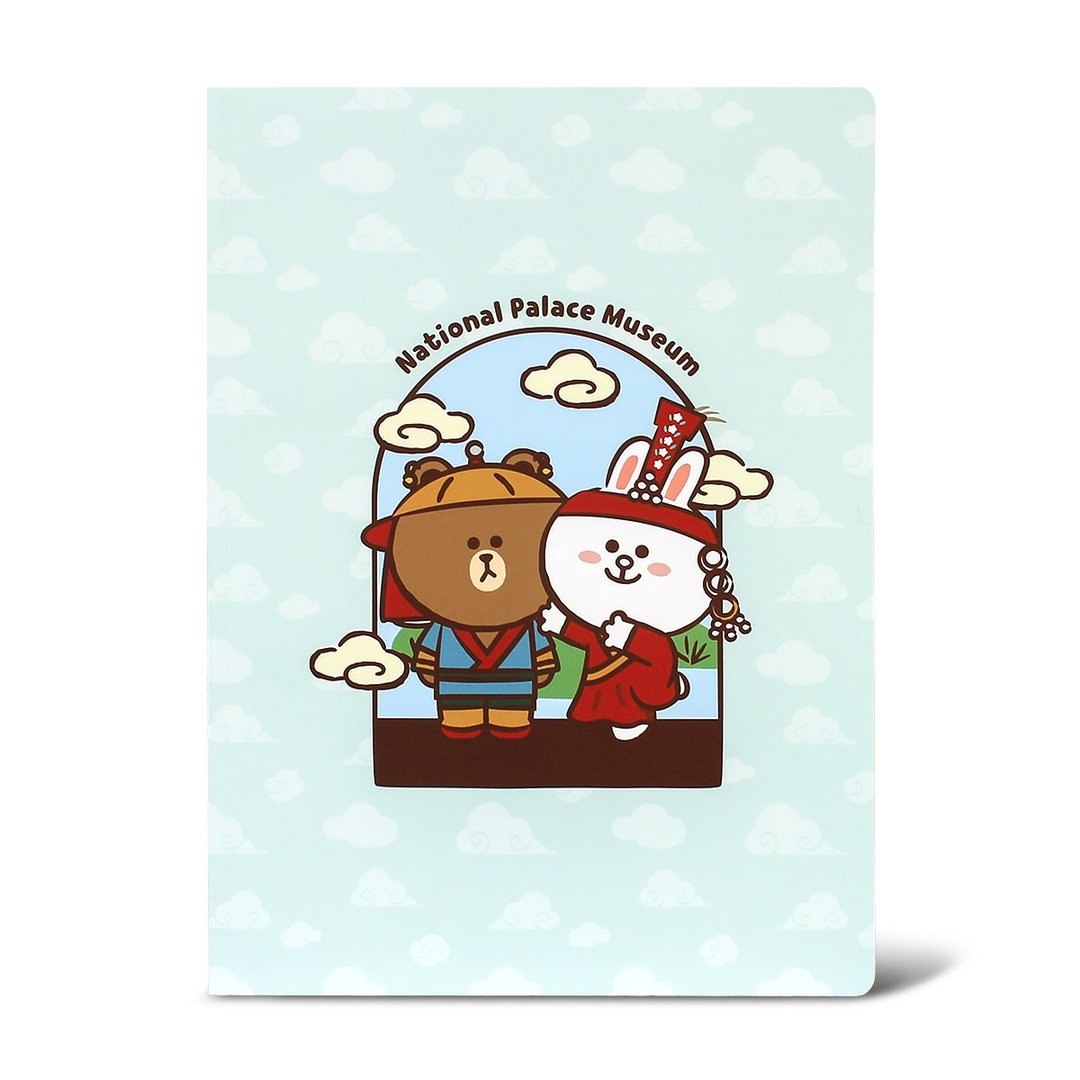 NPM | LINE FRIENDS 穿越故宫 16K固页笔记本 (元) - 笔记本/手帐 - 纸 绿色