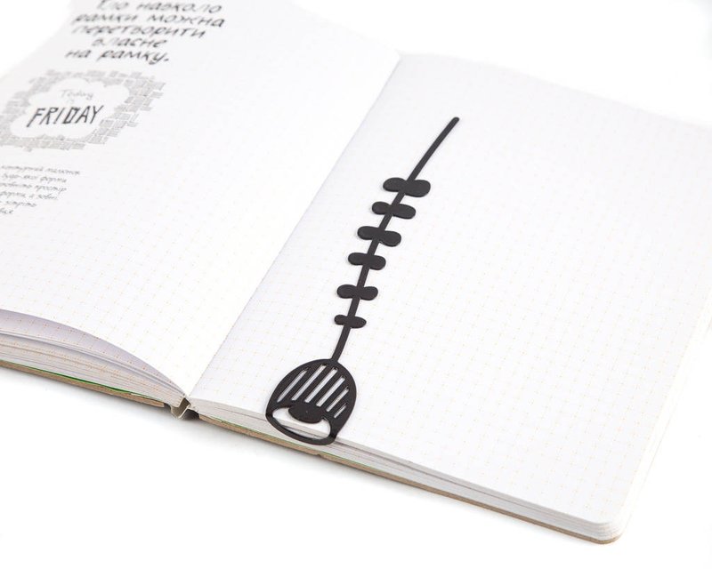 金属书签 铃花 // 植物之爱 // 全球包邮 - 书签 - 其他材质 黑色