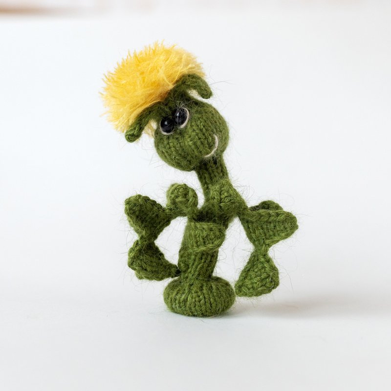 小蒲公英针织图案。 Amigurumi花园花卉一步一步教程。 - 手工艺教程/工具书 - 其他材质 