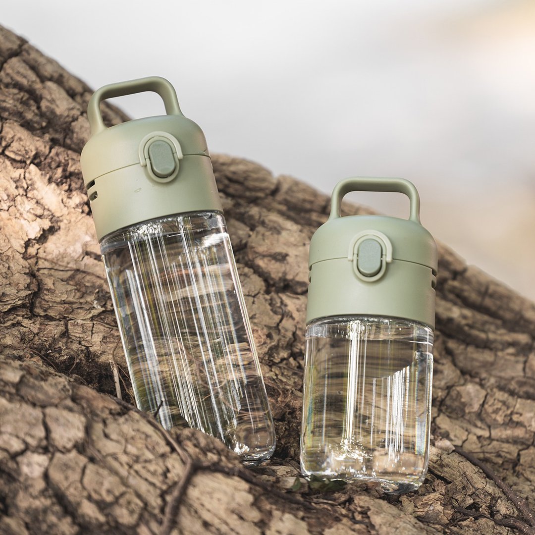 QA BOTTLE 生活水瓶 - 探索绿 ( 直饮 / 吸管杯 ) - 水瓶/水壶 - 塑料 绿色