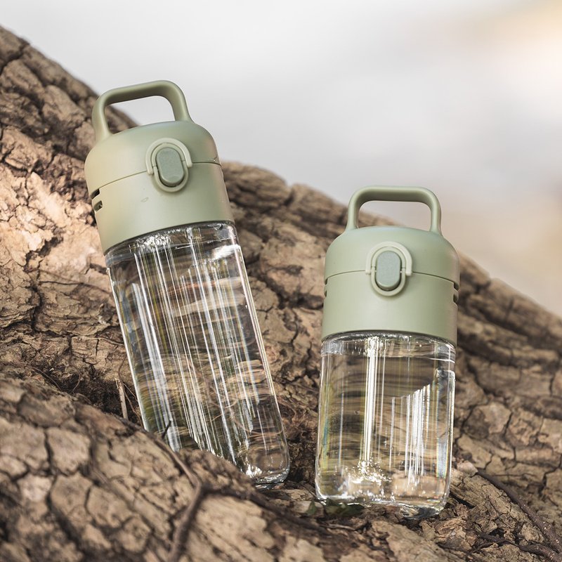 QA BOTTLE 生活水瓶 - 探索绿 ( 直饮 / 吸管杯 ) - 水瓶/水壶 - 塑料 绿色