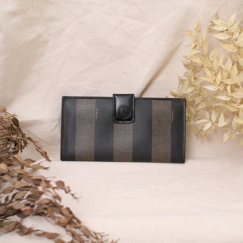 Back to Green::复古皮夹 FENDI 长夹 vintage wallet - 皮夹/钱包 - 真皮 