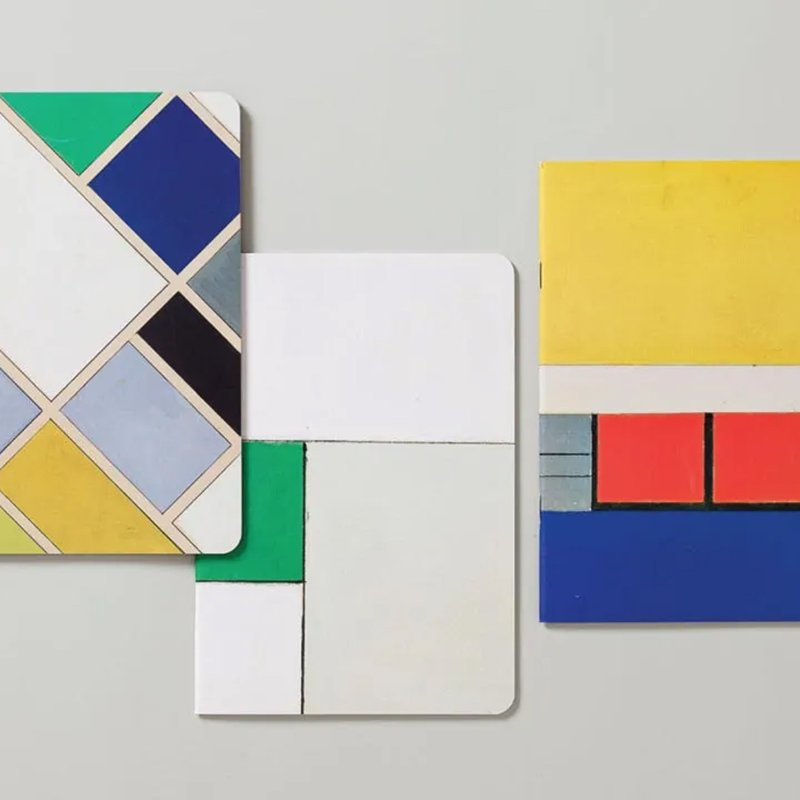 美国 MoMA 荷兰风格派笔记本套装 De Stijl Notebook 艺术记事本 - 笔记本/手帐 - 纸 多色