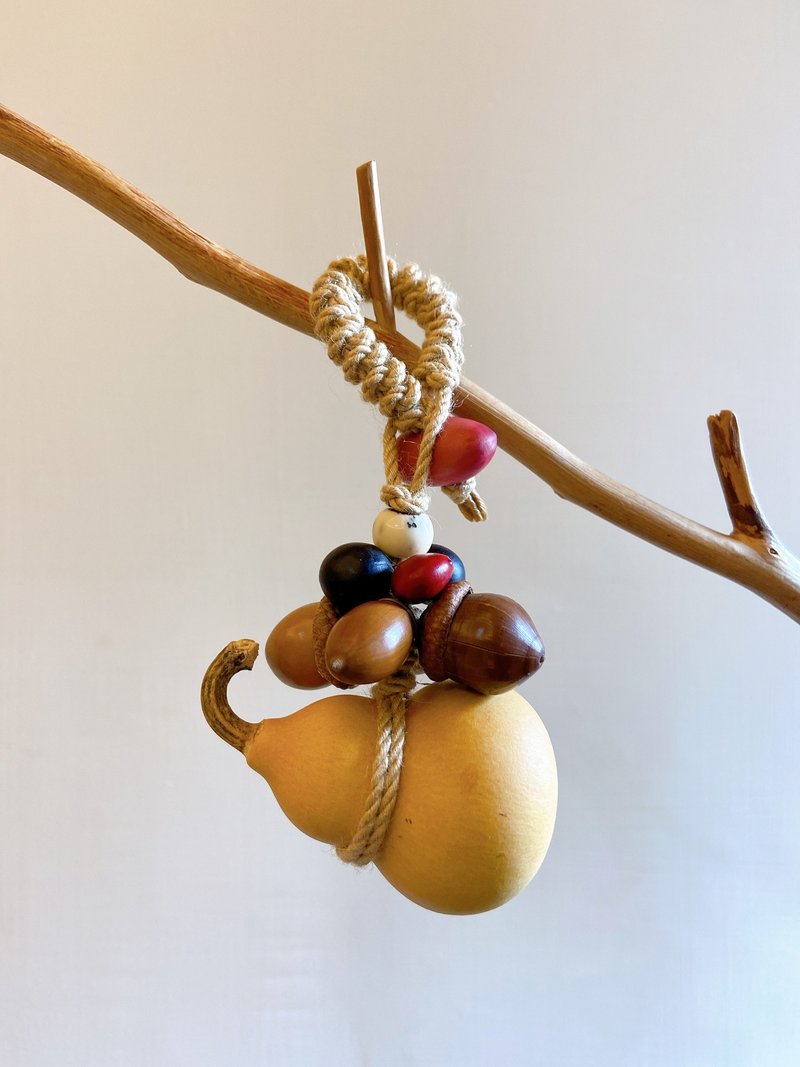 天然葫芦吊饰-干燥果实/金刚菩提子/红凤豆两款/植物 - 吊饰 - 植物．花 