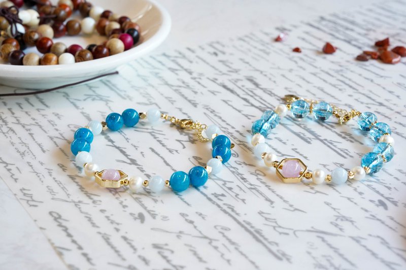 【新年限定・千元福袋】 珍珠项链耳环戒指套组 || - 耳环/耳夹 - 其他材质 粉红色