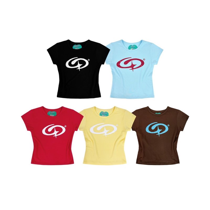 DADDYCLUB | Daddy Club Baby Tee 甜美可爱的 Baby Tee 短版上衣 - 女装 T 恤 - 其他材质 