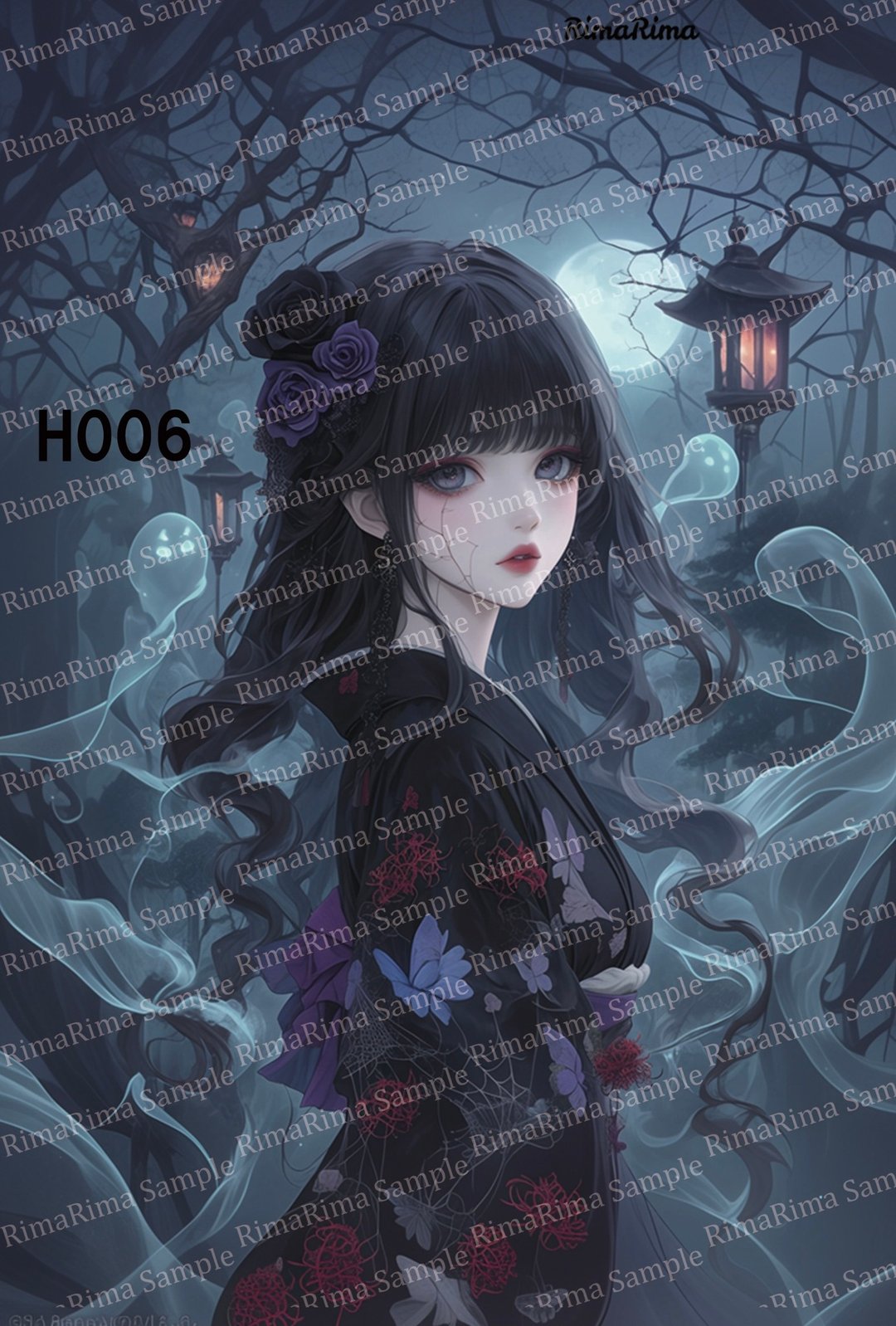H006 原创贴纸 原创人物贴纸 贴纸 RimaRima - 贴纸 - 纸 