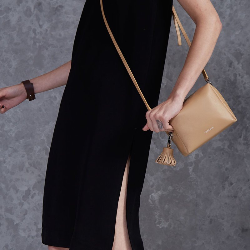 Semi Gamma crossbody bag - 手提包/手提袋 - 真皮 