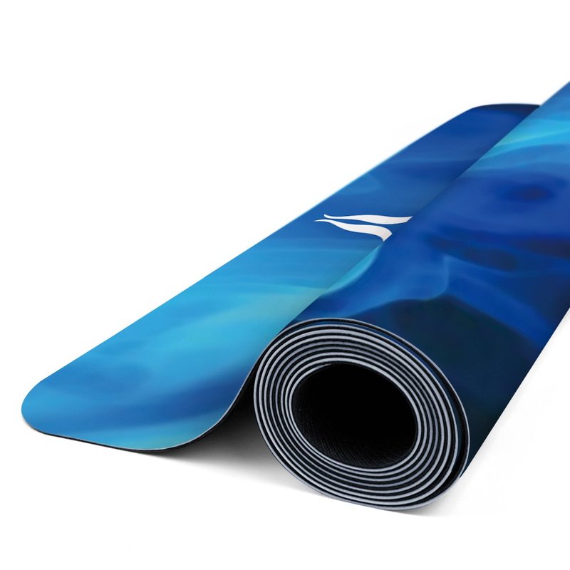 【NAMASTE】Namaskara瑜珈垫 2mm - 烟蓝 - 瑜珈垫 - 其他材质 蓝色