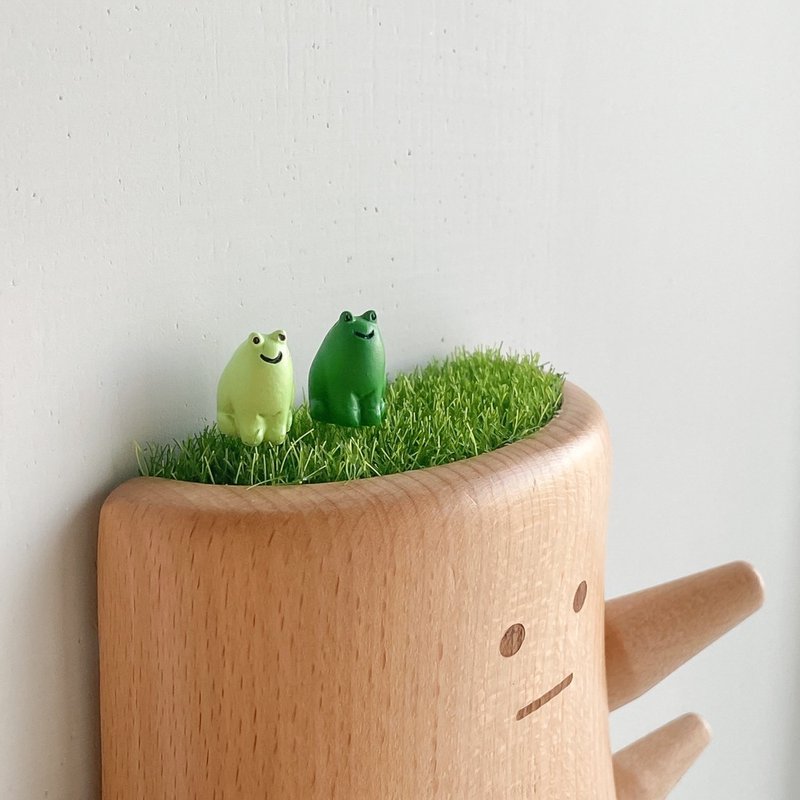 【快速出货】小树妖钥匙挂架 雷射雕刻 乔迁 新家礼物 生日礼物 - 收纳用品 - 木头 咖啡色