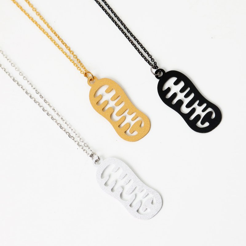 线粒体项链 - 项链 - 铝合金 银色