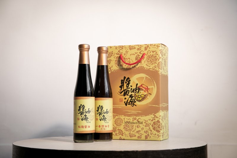 酱油海 中秋礼盒3入组 - 酱料/调味料 - 玻璃 多色