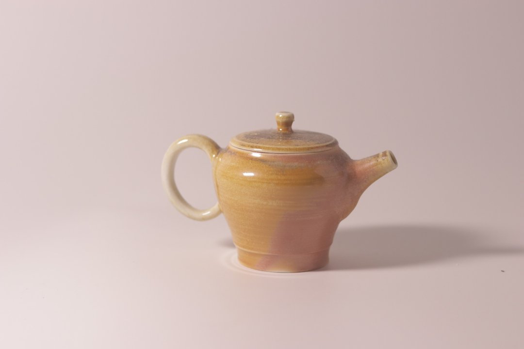 柴烧 瓷茶壶 - 茶具/茶杯 - 陶 橘色