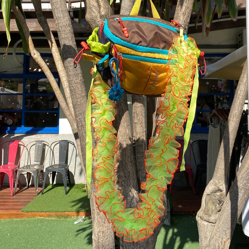 夏日烟花 | 多功能手机背带 - 挂绳/吊绳 - 聚酯纤维 红色