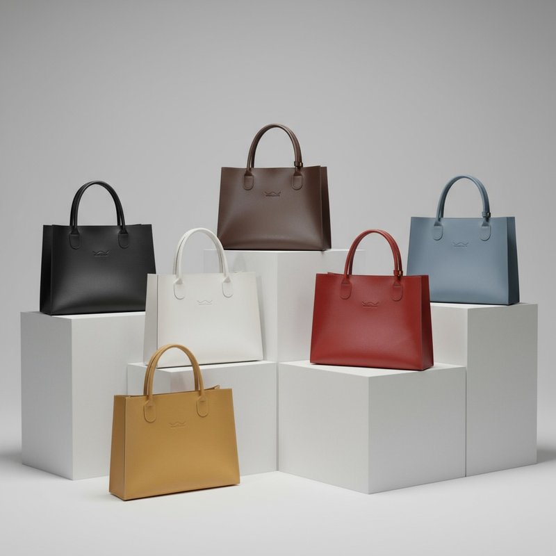 WARALEE's DAY | 新经典托特包 - 简约风格适合A4文件 上学 上班 - 手提包/手提袋 - 人造皮革 多色