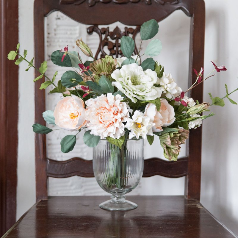 GREEN AND A HINT OF RED SET - Medium Posie Rooms for Home Decoration - 香薰/精油/线香 - 纸 绿色