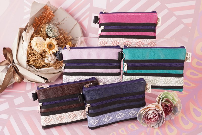 【原风艺站】丰采菱纹系列双链包 | 原住民 族服 台湾印象 丰年祭 - 手提包/手提袋 - 其他人造纤维 