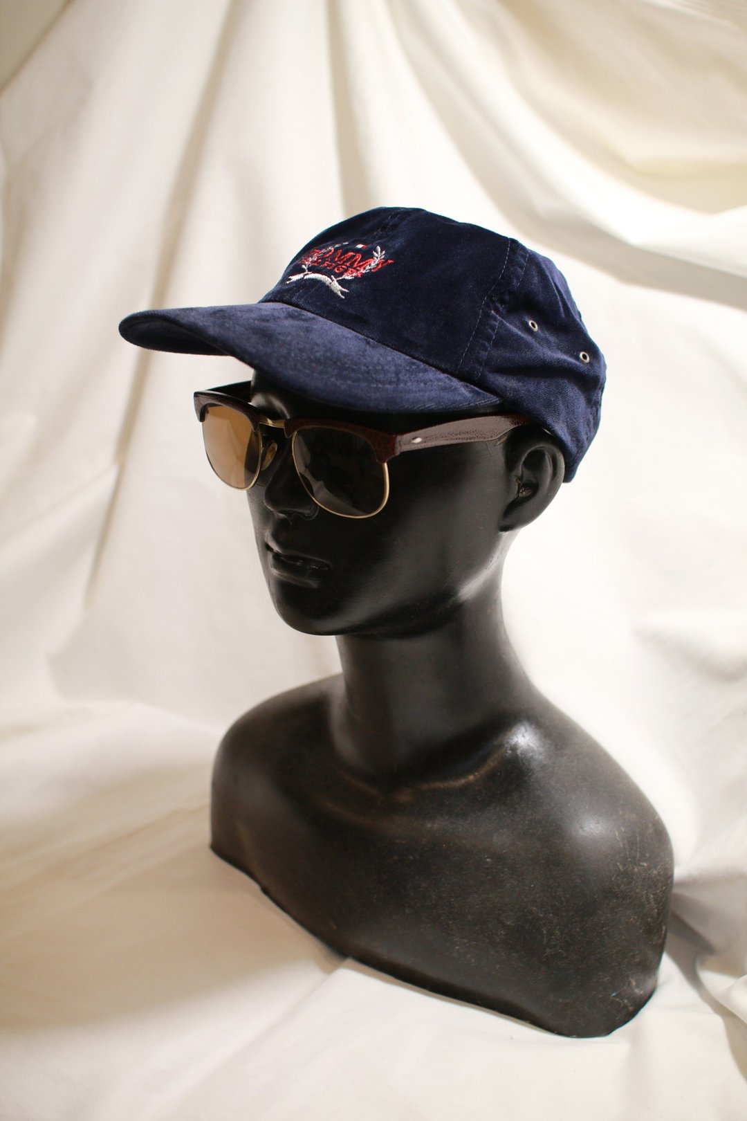 Back to Green:: TOMMY 绒布 vintage hat - 帽子 - 棉 