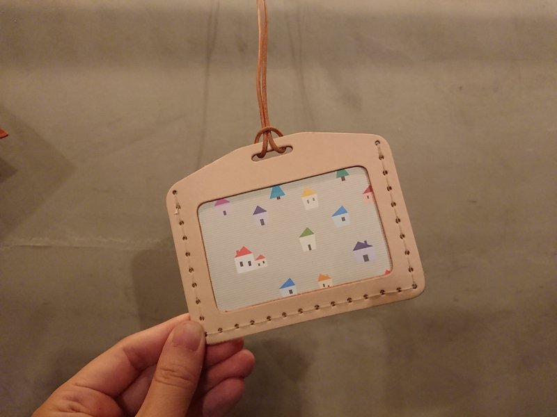 证件皮套 识别证 悠游卡 证件套 经典真皮 手工皮件 - 证件套/卡套 - 真皮 蓝色