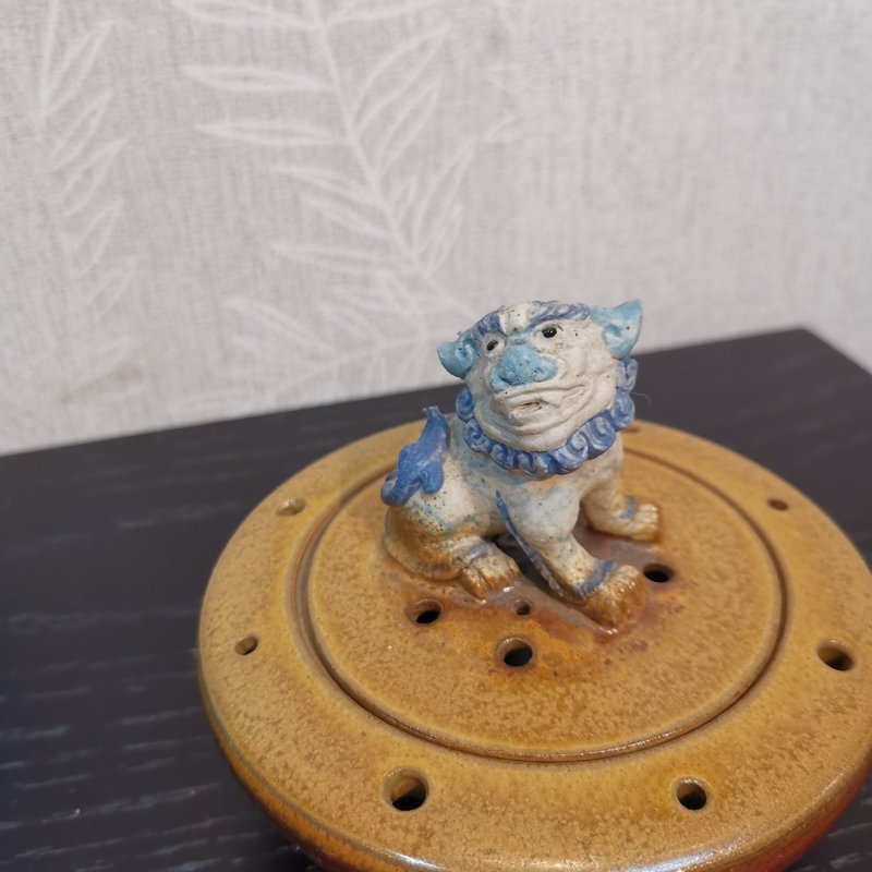 手工制作-薰香盒系列-狮子 - 香薰/精油/线香 - 陶 