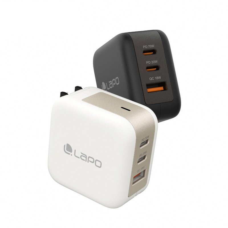 LaPO GaN 70W氮化镓3口极速充电器 - 电脑配件 - 塑料 