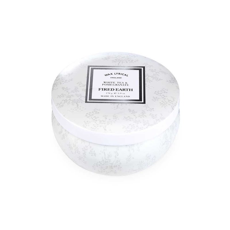【Portmeirion】WAX LYRICAL | 彩罐蜡烛 白茶与石榴(25hr) - 蜡烛/烛台 - 蜡 白色
