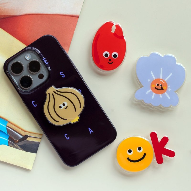 UPICK原品生活 原创伸缩手机支架亚克力文创懒人创意桌面支撑架 - 其他 - 压克力 多色