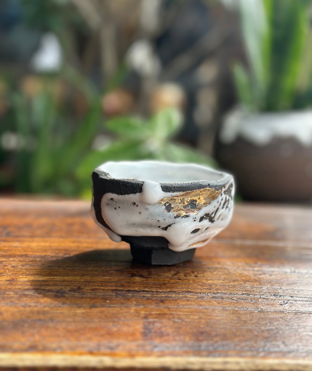 手感志野鎏金茶碗-余华宇老师手作 - 茶具/茶杯 - 陶 