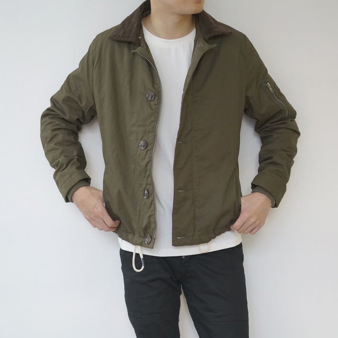【换季特卖】Deck Jacket 可换领军装外套/中性/秋冬大衣 - 男装外套 - 棉 黑色