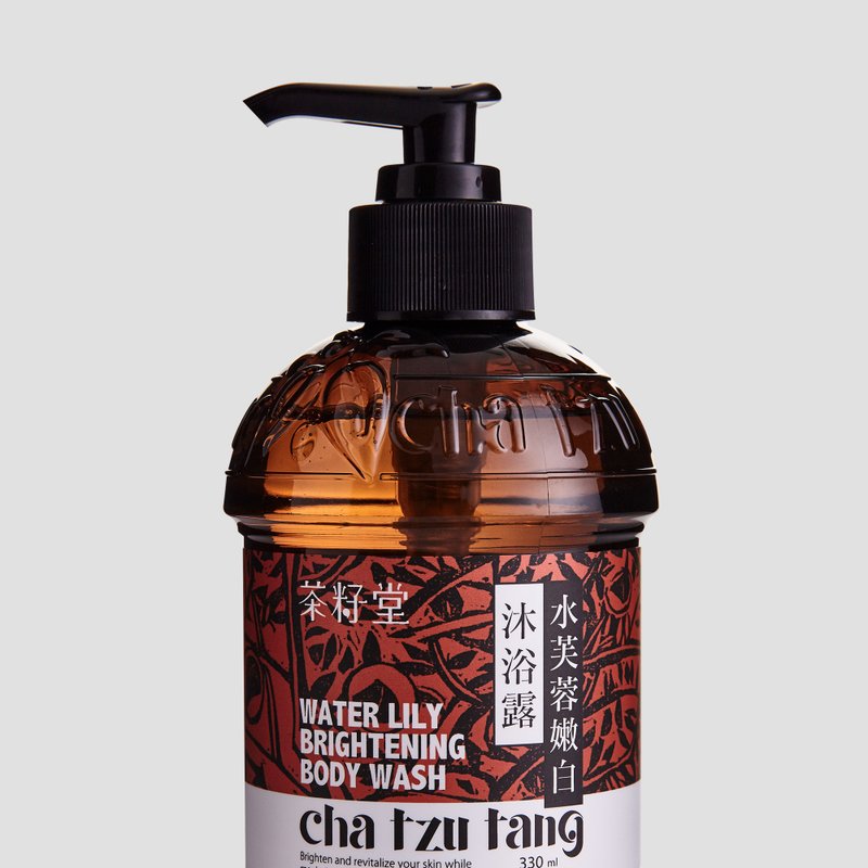 茶籽堂 水芙蓉嫩白沐浴露330mL【干性及一般肤质适用】 - 沐浴用品 - 植物．花 红色