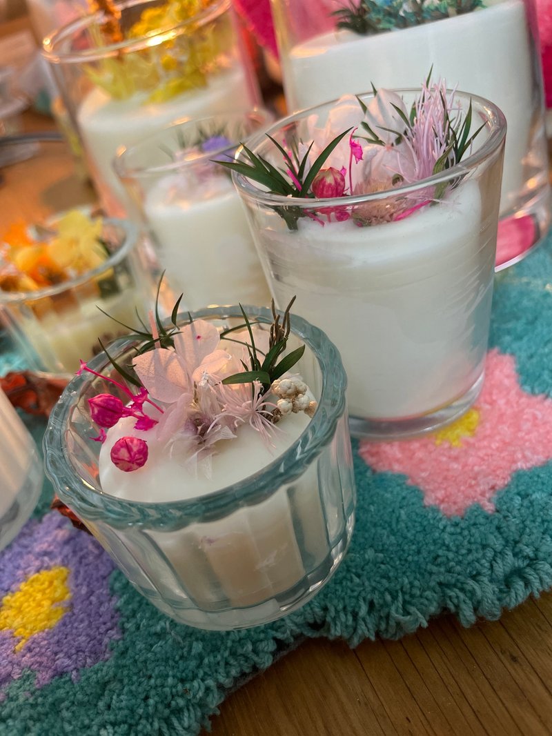 宠物友善 | 柔和白花调 | 柔美花瓣 | 纯天然精油 | 大豆蜡烛 - 蜡烛/烛台 - 蜡 