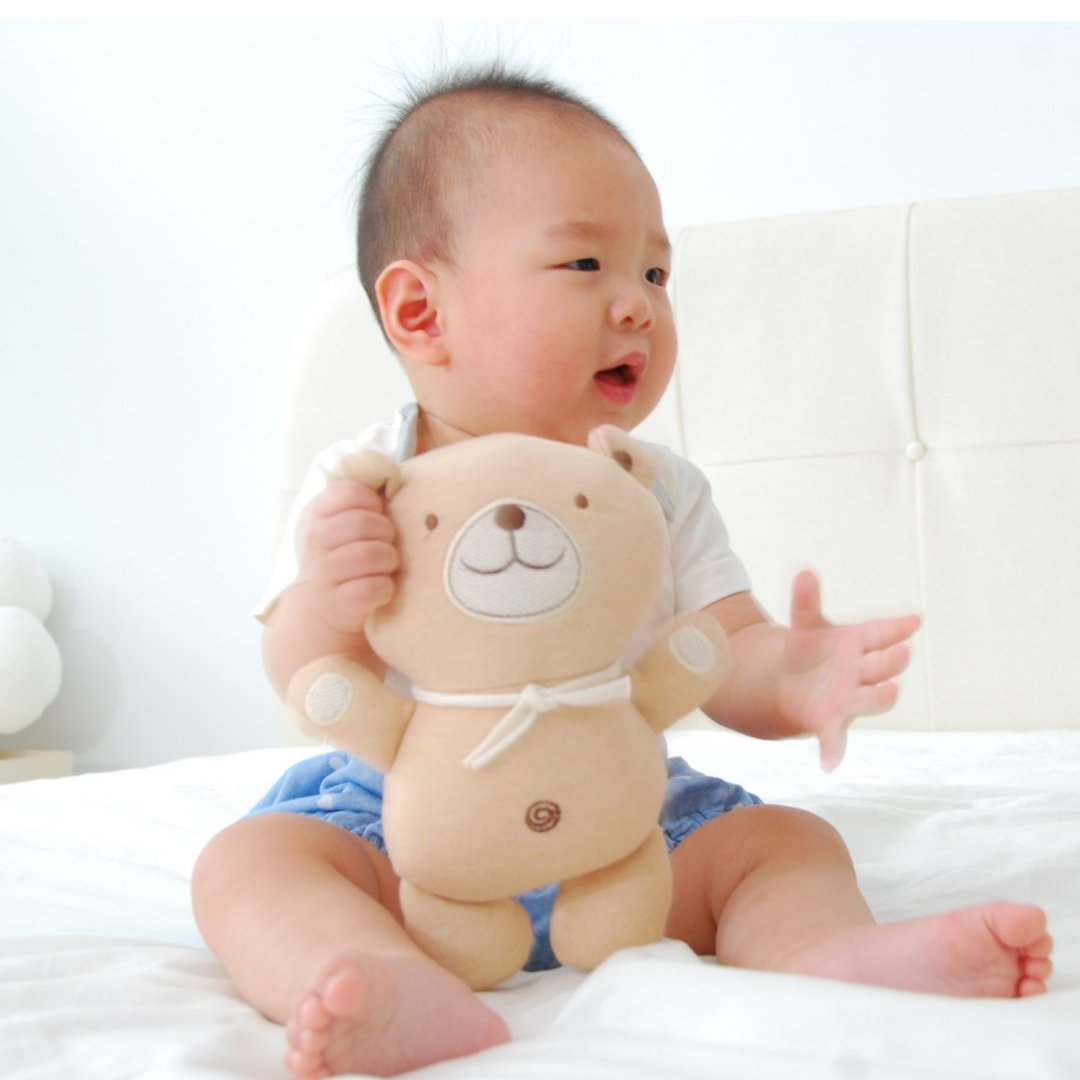 有机彩棉宝贝熊玩偶・疗愈安抚玩具・GOTS认证有机棉_HomeyOrgani - 玩具/玩偶 - 环保材料 