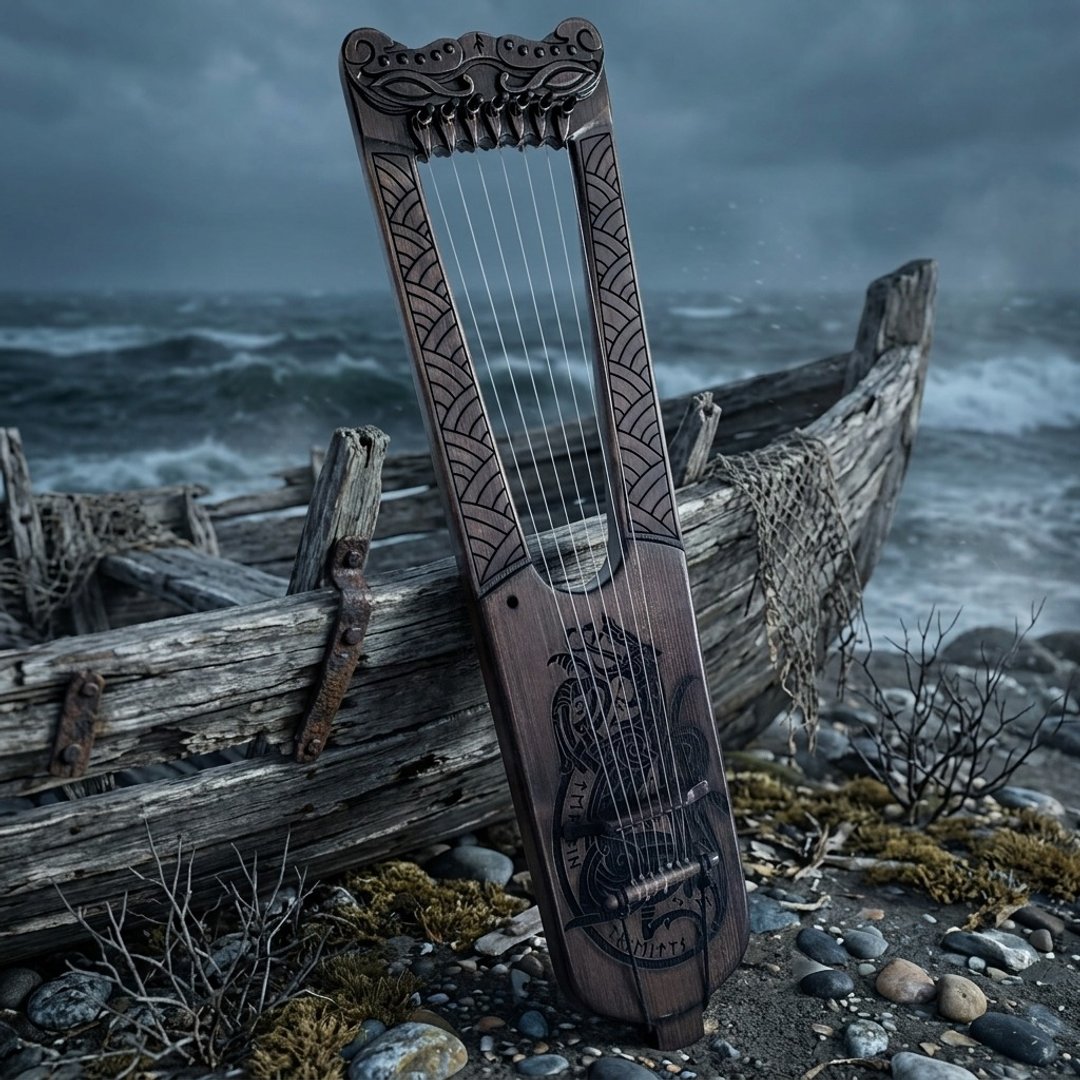 Sea Monster Lyre - 吉他/乐器 - 环保材料 灰色
