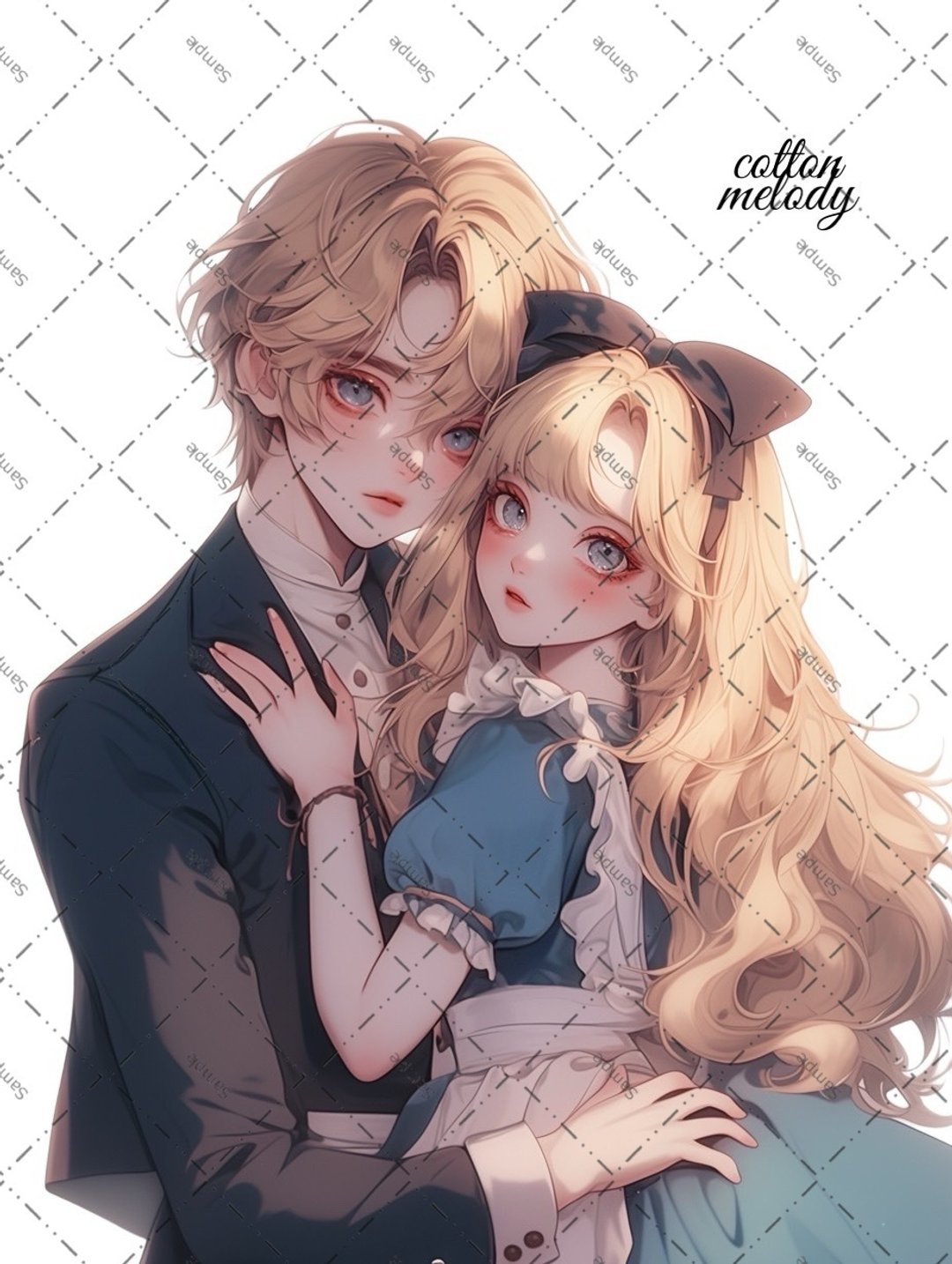 original sticker no.2131 人物贴纸 原创贴纸 原创人物贴纸 装饰贴纸 cotton melody - 贴纸 - 纸 