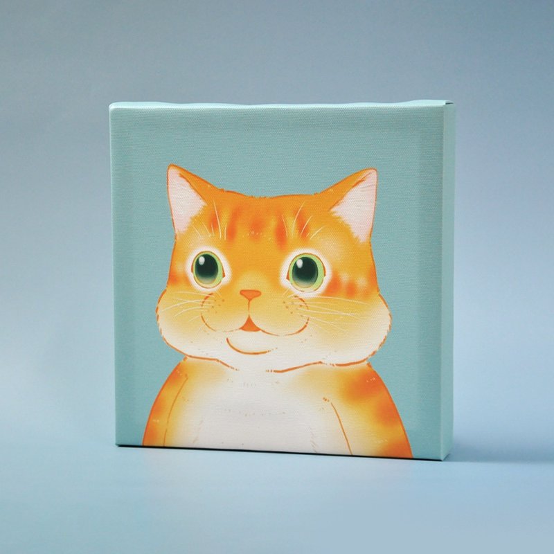 20×20cm 猫咪肖像无框画-橘猫 - 海报/装饰画/版画 - 纸 