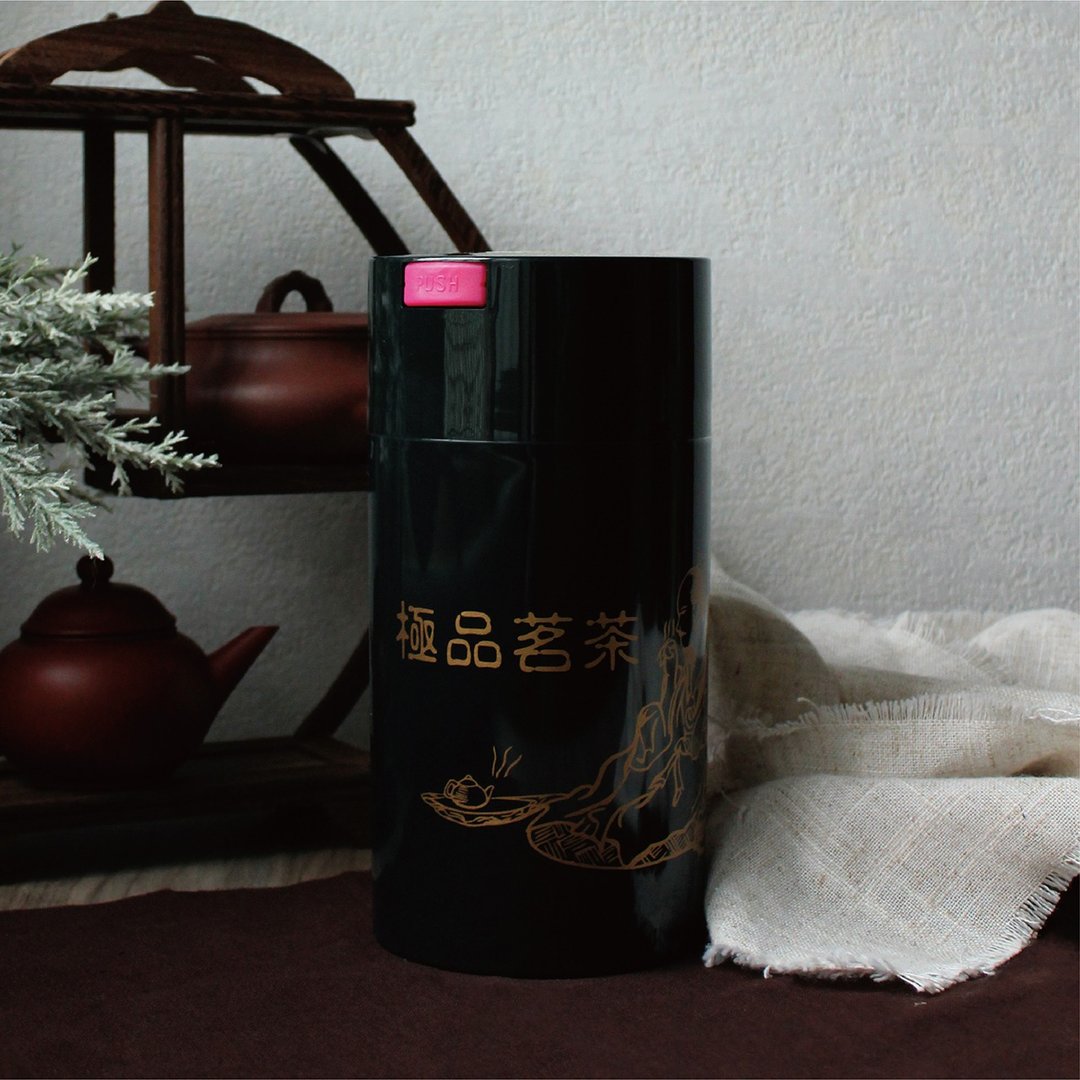 茶叶保存亲密罐 | 真空罐 | 茶叶保存 | 密封罐 | 四两 | 半斤 - 收纳用品 - 其他材质 黑色