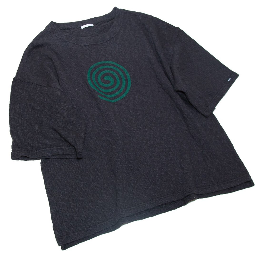 [Made in Japan] Mosquito coil print big silhouette T-shirt Tcollector - 女装 T 恤 - 棉 黑色