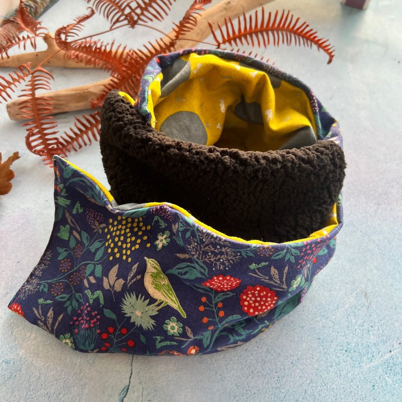 个性花鸟植系羊羔绒宽版铝线发带 - 发饰 - 棉．麻 多色