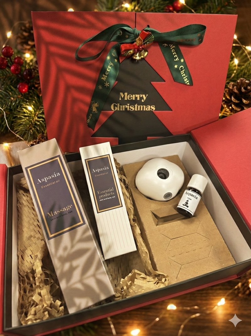 放松香草 - 经典芳香组 按摩精油+精油喷雾+薰香机组 四入组 - 身体护肤/按摩油 - 精油 