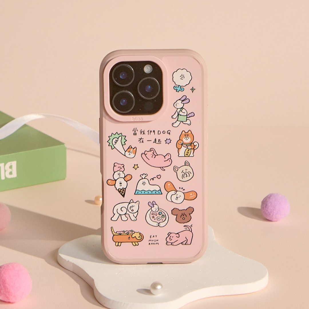 食菇当我们dog在一起峡谷强悍MagSafe iPhone手机壳 - 手机壳/手机套 - 塑料 卡其色